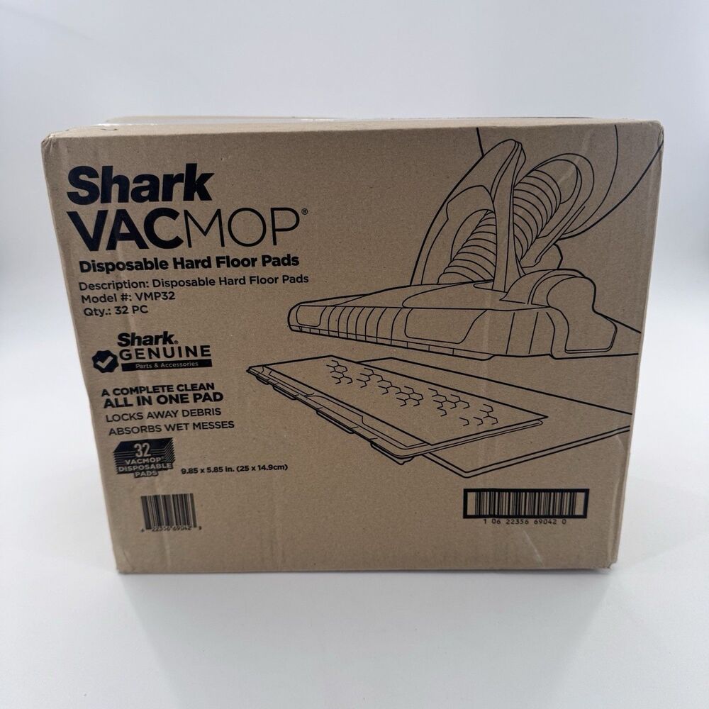 Shark: VPM32, VACMOP, OEM, Disposable Hard Floor Pads Refills  Mop Pad , New